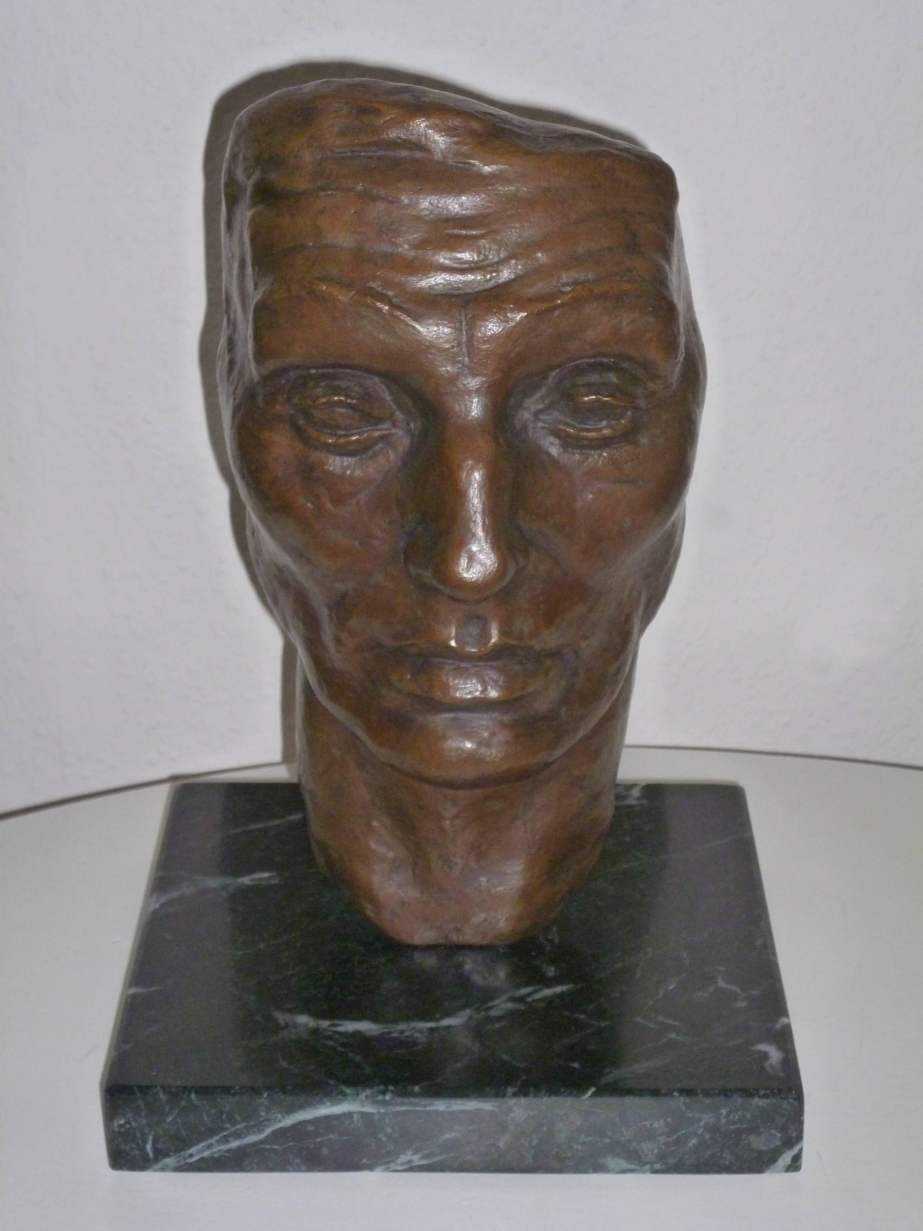 Renée Sintenis Figurative Sculpture - Self-Portrait