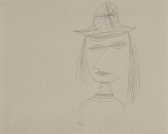 Paul Klee Aguafuerte "Der Hut macht's" (La choza hace)