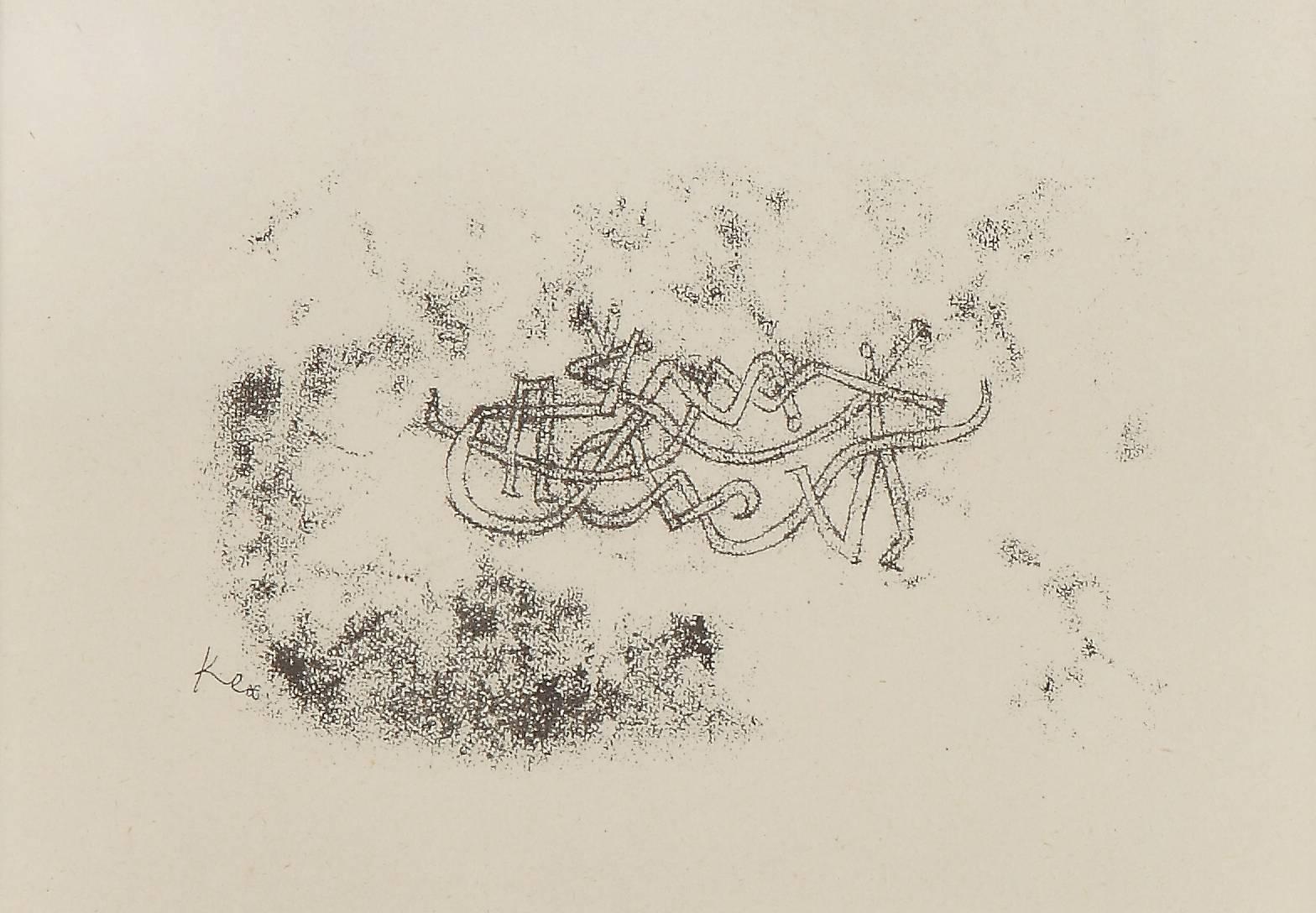 (after) Paul Klee Print - Paul Klee Etching "Compliciert-Offensiv"