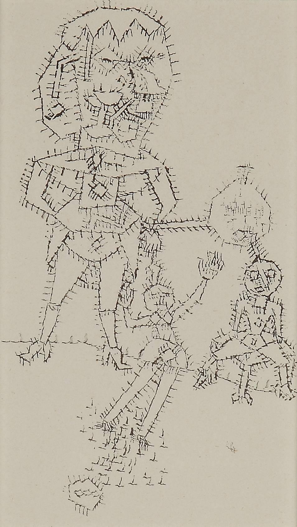 Paul Klee Etching "Hexenmutter"