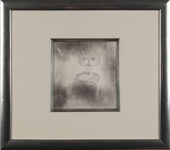 Paul Klee Etching "Bildnis einer Dame mit ihrem Schoßhündchen"