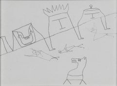 Gravure de Paul Klee « Historie » (histoire)