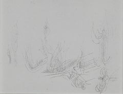 Gravure de Paul Klee « Stachelströmung zweiten Stadiums » ( stades Stachelströmung)