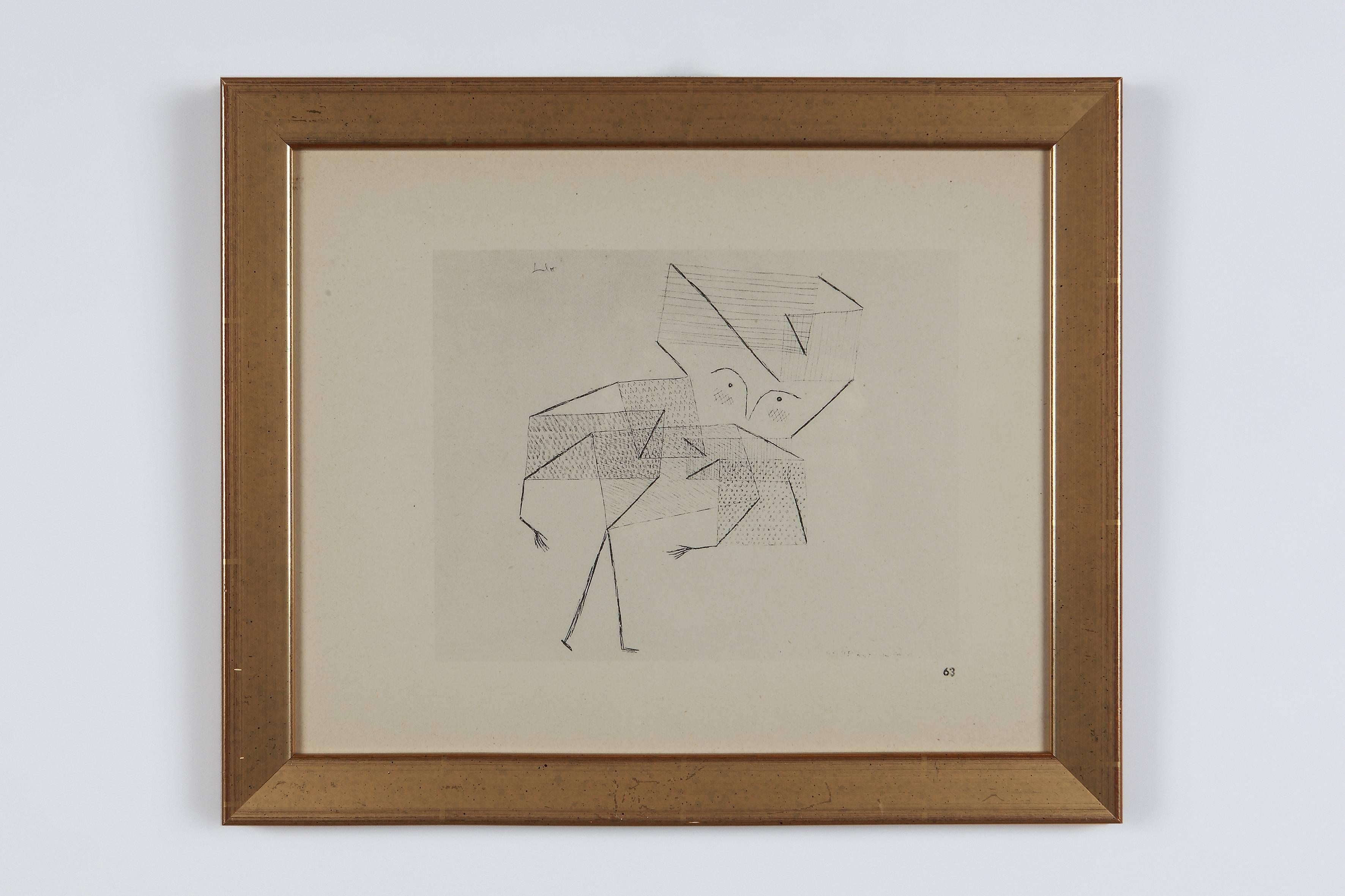 (after) Paul Klee Figurative Print - "Kind (große Fassung)"