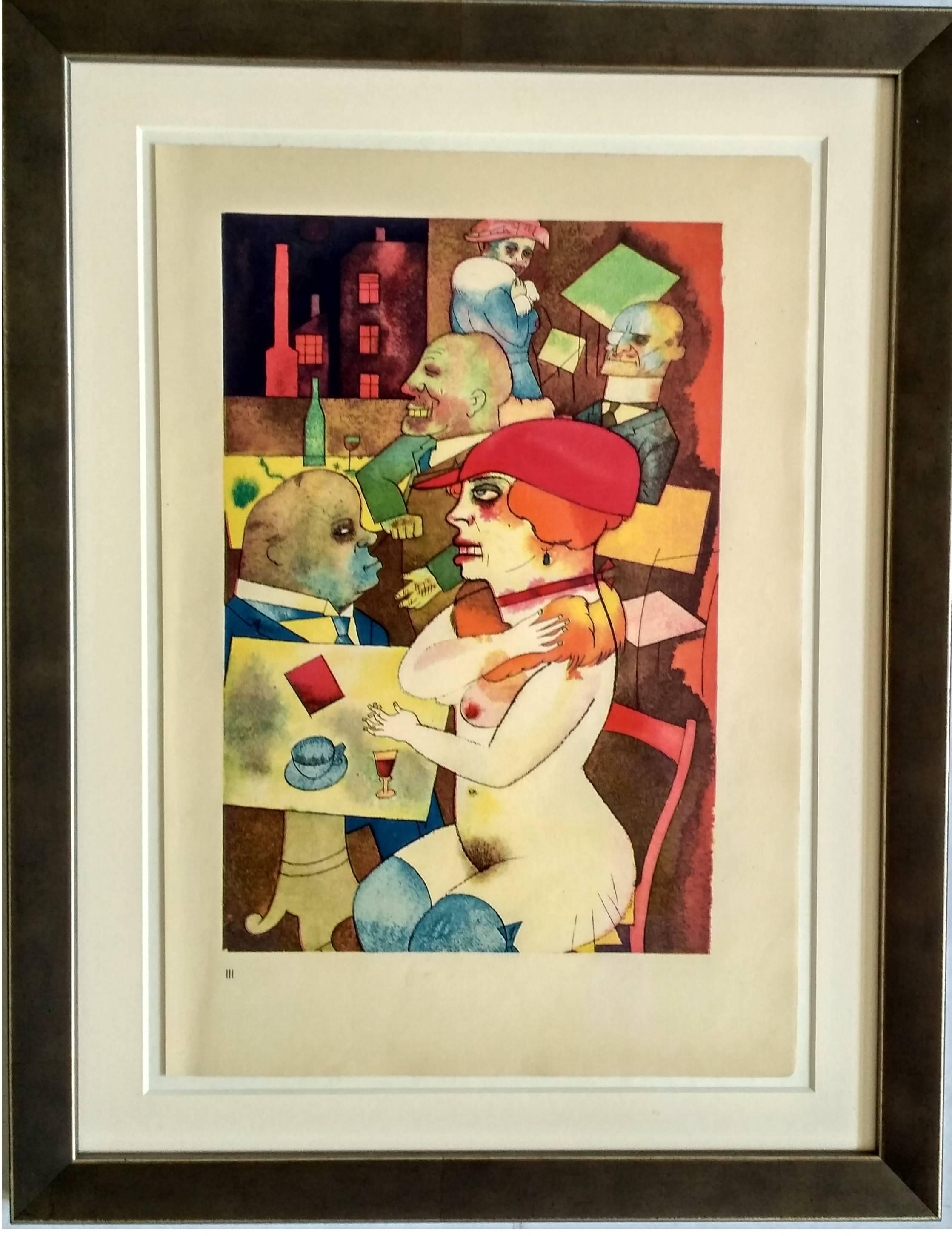 George Grosz Figurative Print – „Schönheit:: dich will ich preisen“