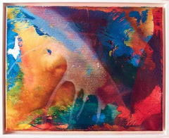 Pittura astratta Senza titolo, 2016 di Udo Haderlein