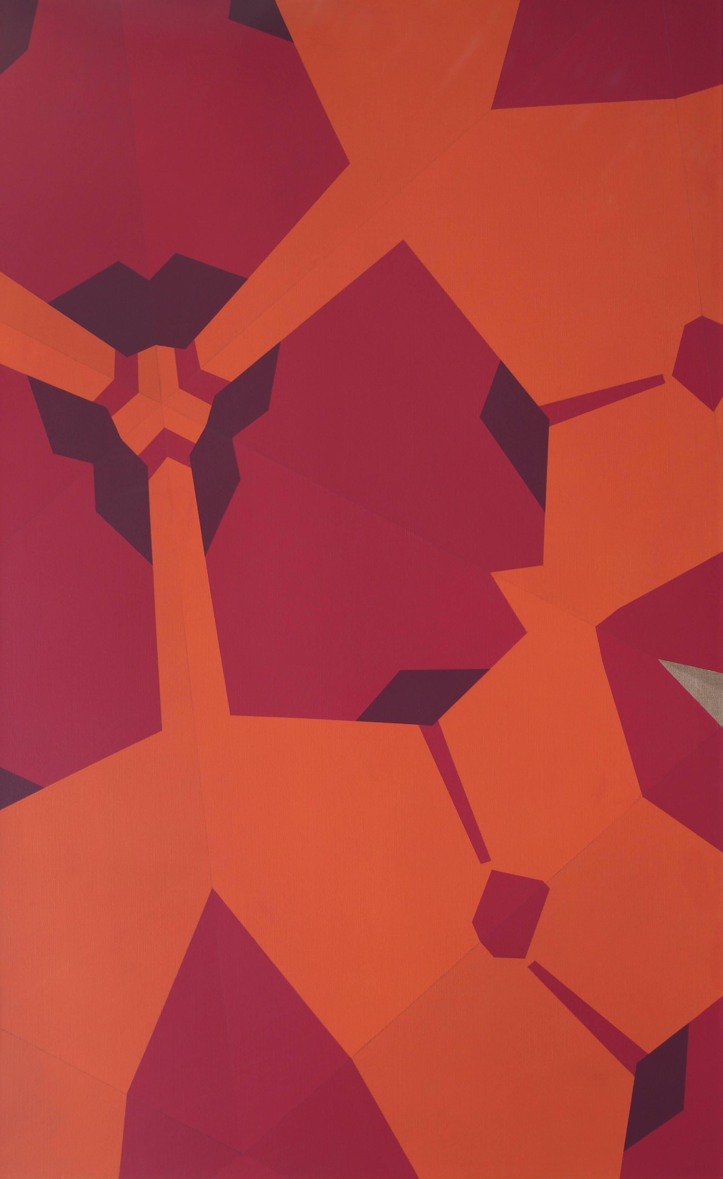 Claudia Fauth Acrylfarbe auf Leinwand 2015 „Matrix in Creation No 10B““