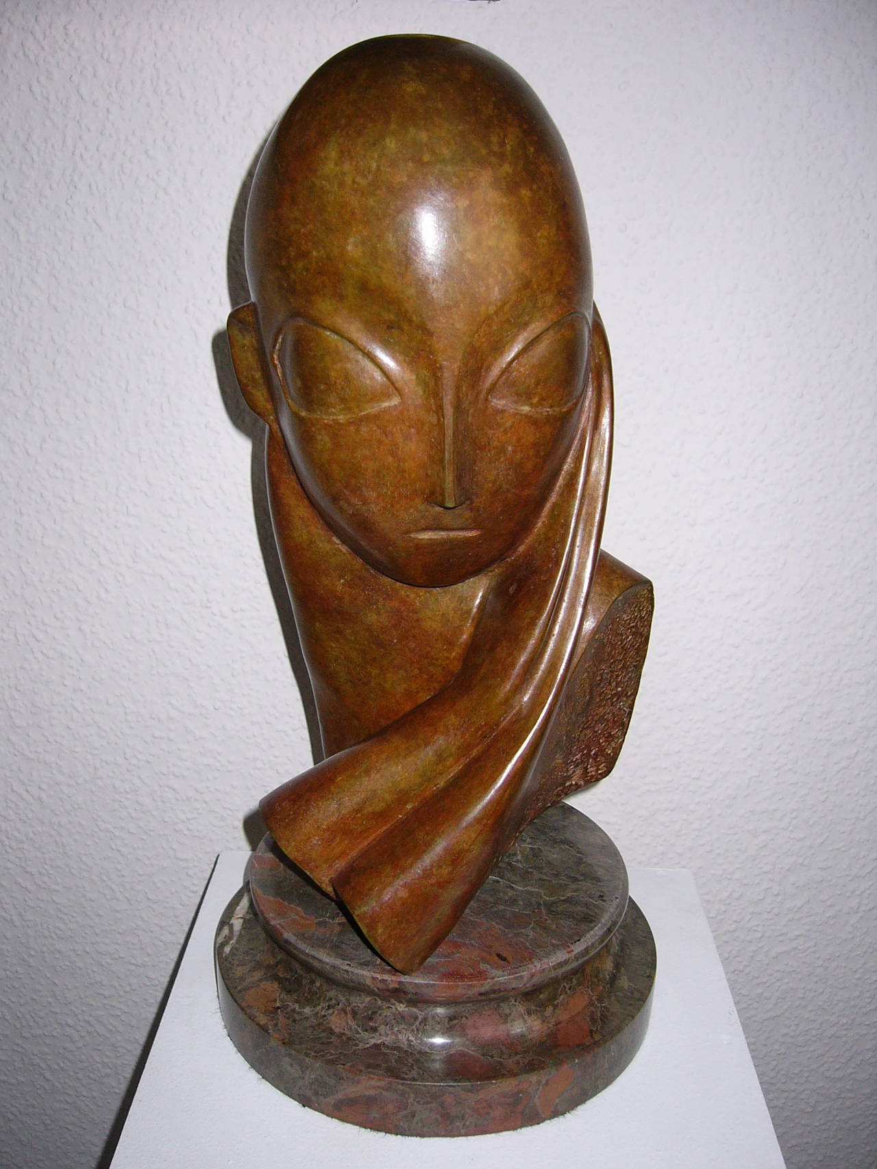 Constantin Brancusi Figurative Sculpture - Mademoiselle Pogany II