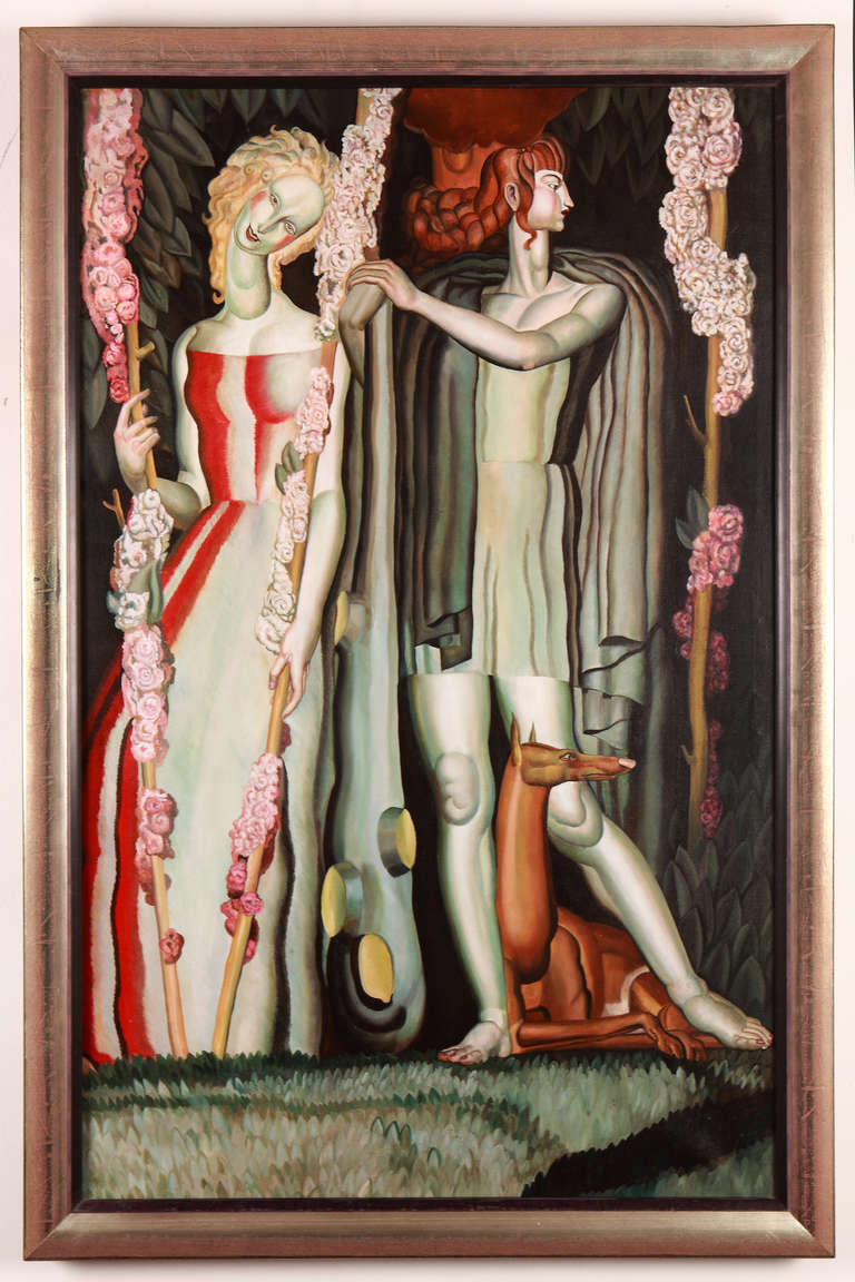 Portrait Painting Jean Dupas - La Vigne et le Vin ( étude )
