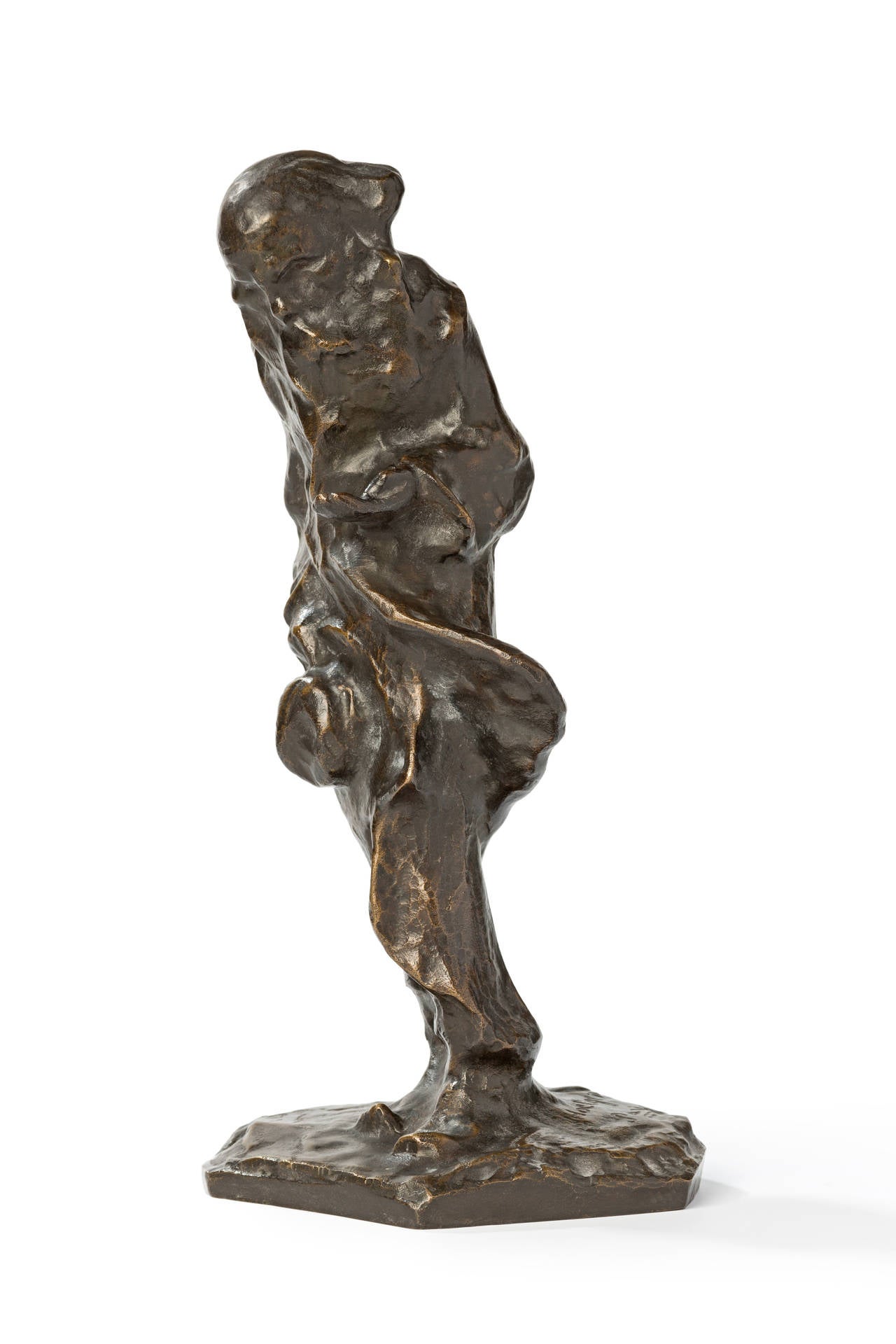Der Bettler ( Le Mendiant) – Sculpture von Bernhard Hoetger