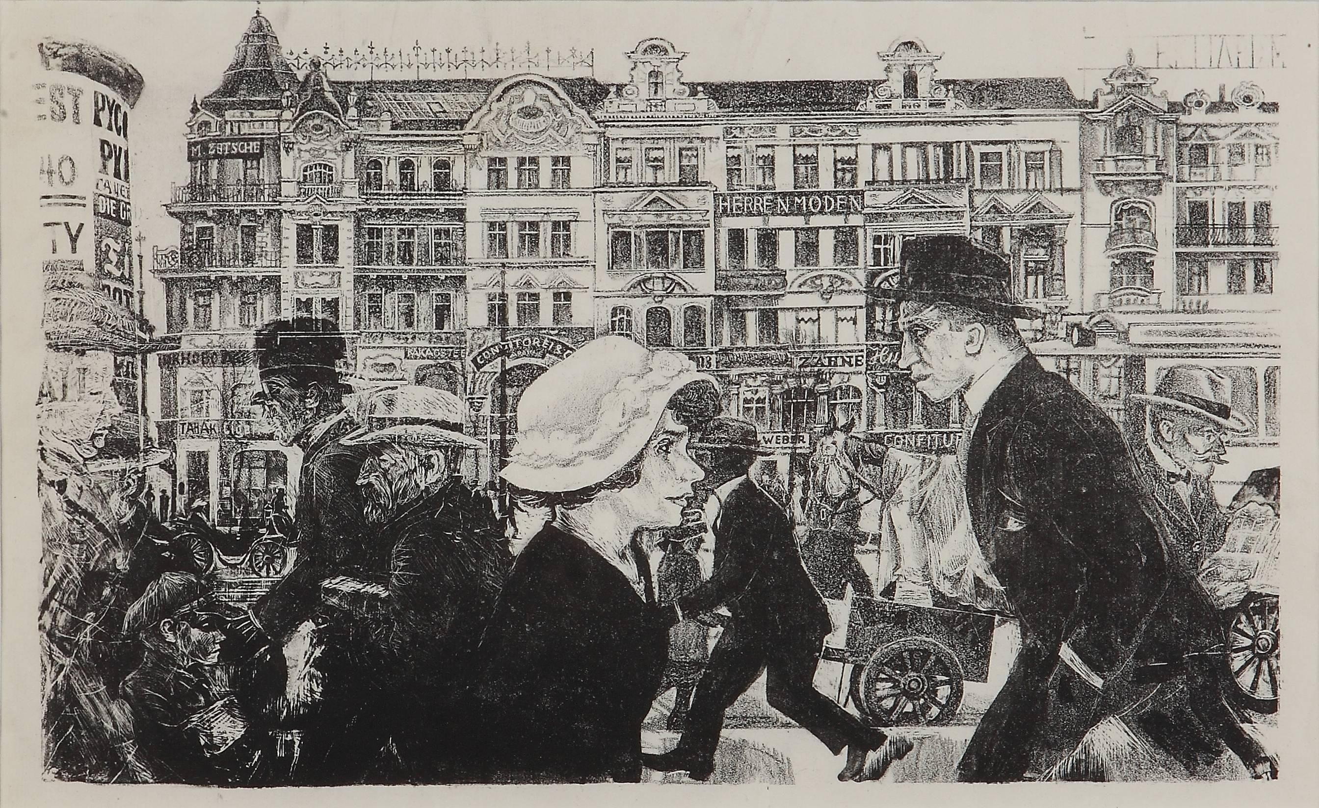 Litografía de Karl Holtz, 1921 
