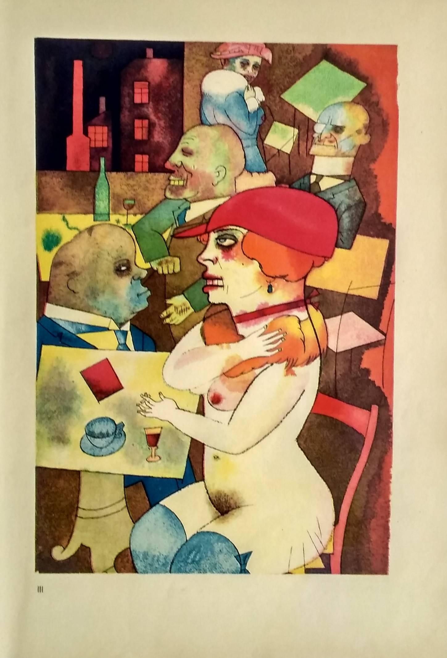 „Schönheit:: dich will ich preisen“ – Print von George Grosz