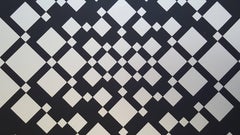 Serigraphie „Cubecracks“ von Hans-Dieter Schrader, 1971