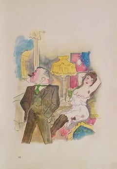George Grosz Lithograph "Kraft und Anmut" ( Strength and Grace ), 1922