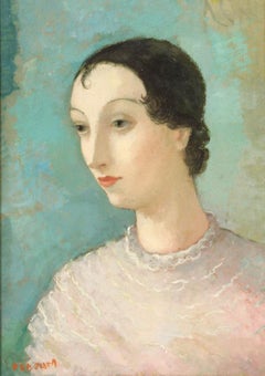 "L' Espagnole", Portrait Oil Painting by Dietz Edzard, 1935