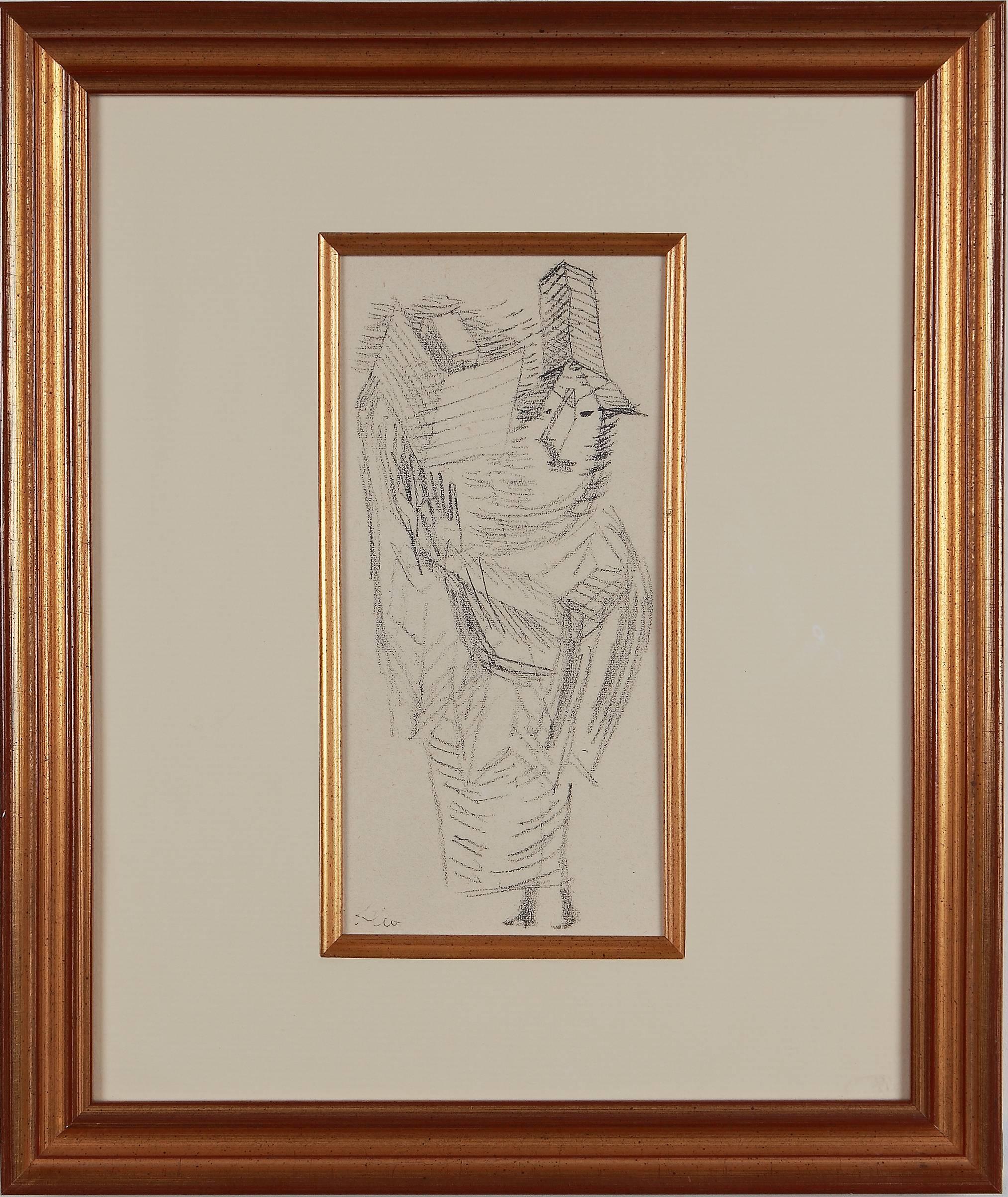 Paul Klee Figurative Print - "Frommer Jude"