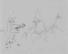 Jean Paul Klee Radierung „Stilistisch“