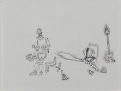 Paul Klee Etching "Möchten sollen"