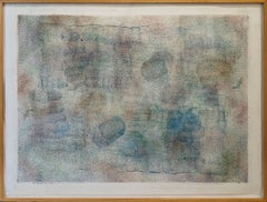 "Untitled" Robert Natkin, Abstract Expressionist, Shades of Blue, Patterns