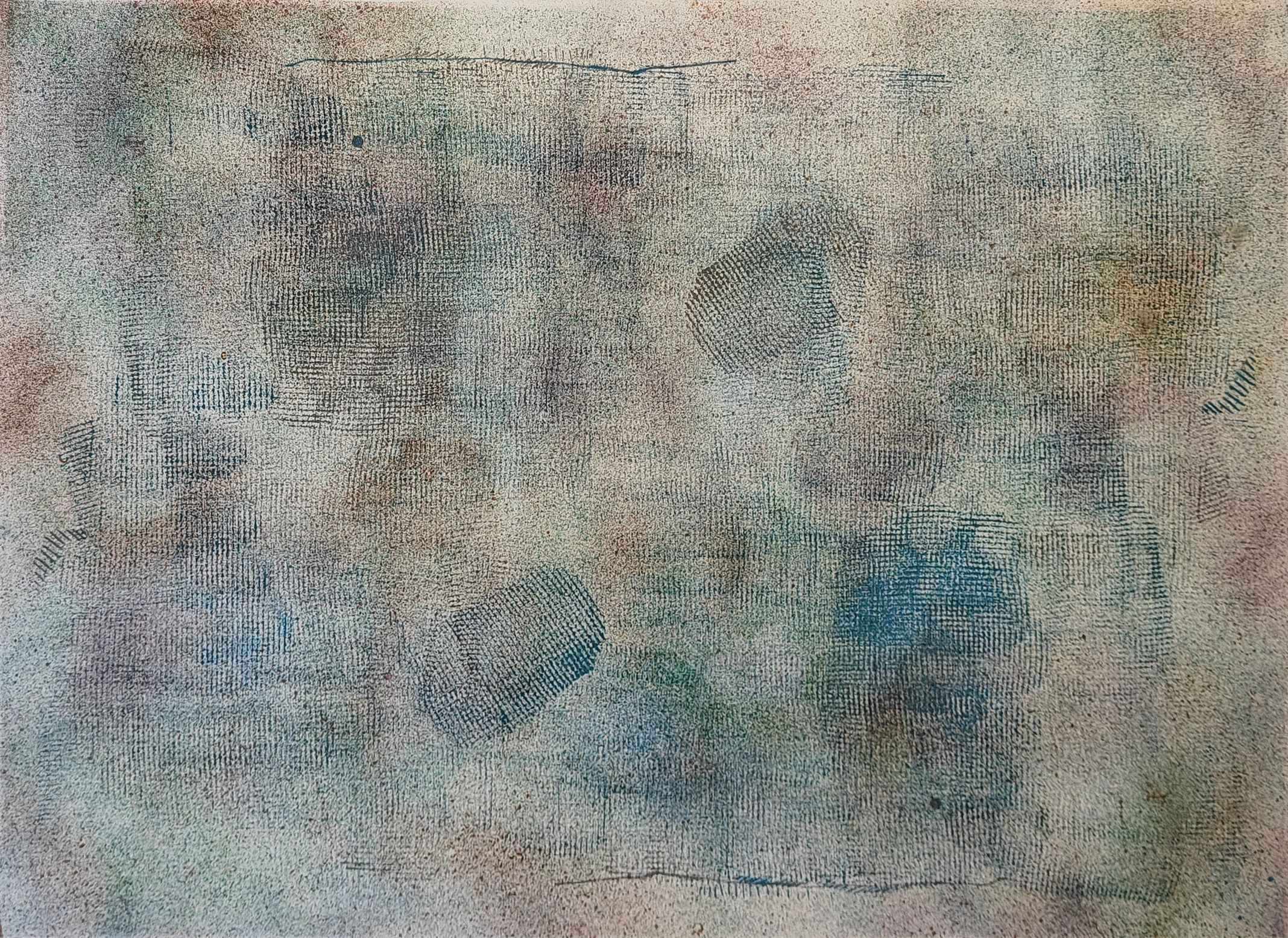 Robert Natkin
Untitled, 1976
Acrylic on lithograph on paper
20 1/2 x 40 inches

Provenance
The artist
Beat Keerl (gift from the above)


Born in Chicago to Russian-Jewish immigrant parents employed in the garment industry, Robert Natkin discovered