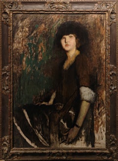 "Portrait of a Lady (Study for Harriet Blake)" Lilian Westcott Hale