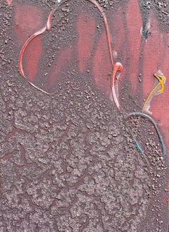 « Sans titre », Sherron Francis, techniques mixtes, art abstrait expressionniste féminin, peinture color field