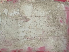 "Untitled" Sherron Francis, White, Pink, Female Ab-Ex, Gestural Painting