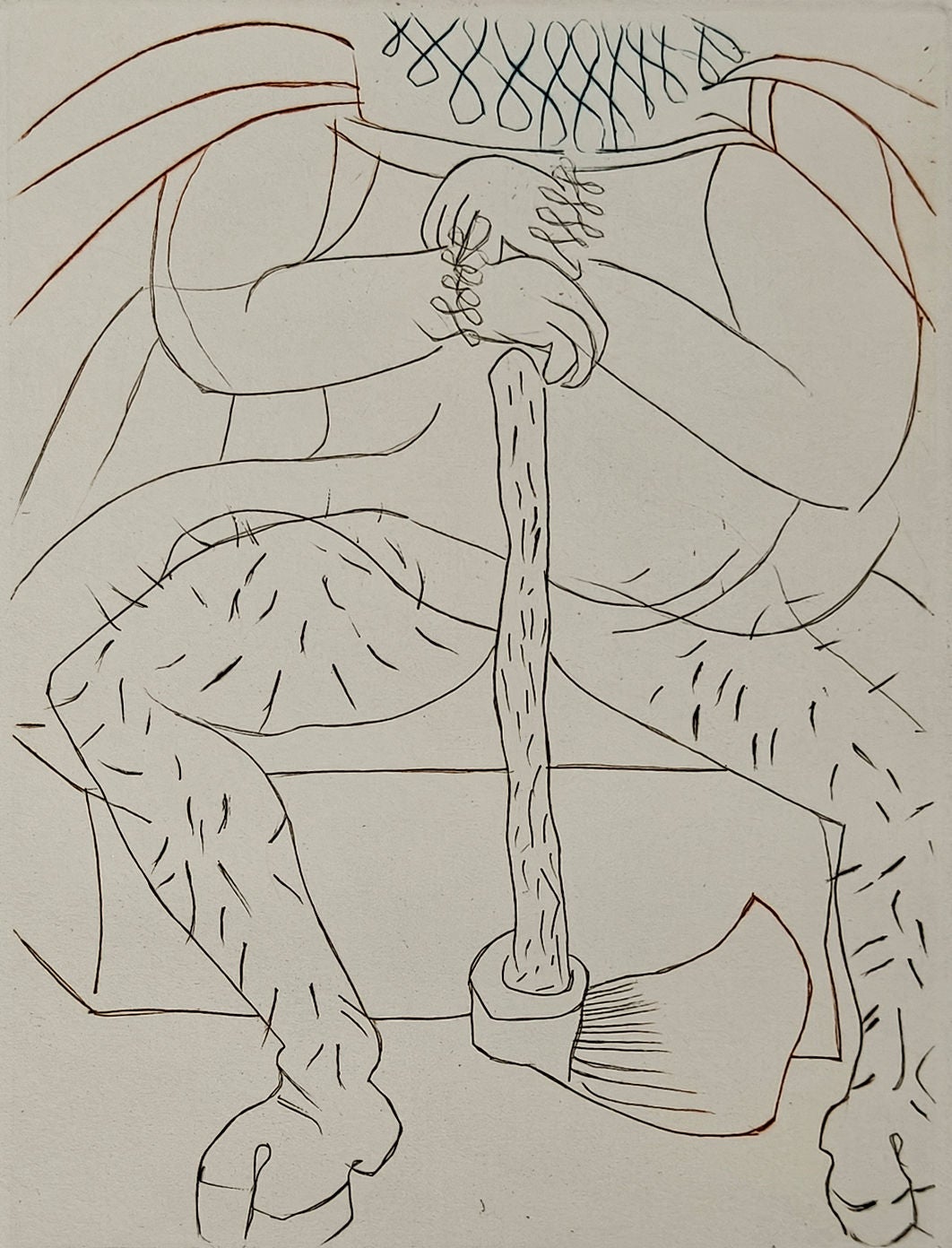 Salvador Dalí
Merchant of Venice, 1968
Signed lower right, numbered lower left, inscribed on the reverse
Etching on paper
7 x 5 inches
Sheet 17 x 12 1/4 inches
Edition 107/250


Salvador Dalí (1904–1989) was a Spanish painter, sculptor, filmmaker,