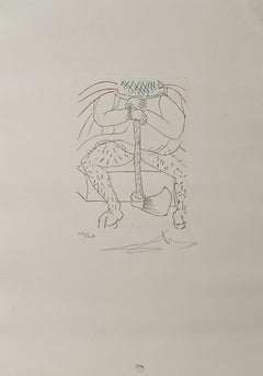 "Merchant of Venice" Salvador Dalí, Surrealist, Spanish, Illustration, Stylized