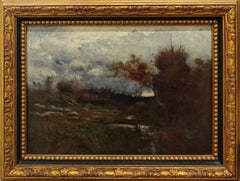 "Late Afternoon, Autumn" Franklin DeHaven, Atmospheric New England Landscape