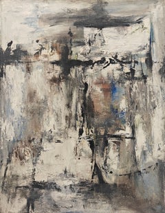 "Composition" Gertrude Greene, Abstract Expressionist, Female, AAA, White, Blue