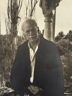 "Portrait of Alfred Steiglitz at Lake George" Consuelo Kanaga, Black and White