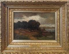 "Landscape on the Shore" Edward Mitchell Bannister, American, Cloudy Day