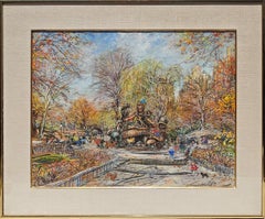 "Alice in Wonderland, Central Park, New York" Kamil Kubik, Autumn Landscape