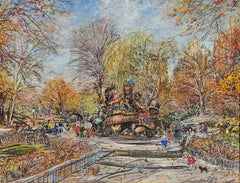 "Alice in Wonderland, Central Park, New York" Kamil Kubik, Autumn Landscape