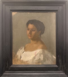 "A Spanish Woman (Dolores)" Thomas Eakins, American, Female Portrait
