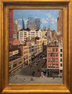 "Eighth Avenue and 56th Street" Lucille Blanch, New York City, Urban Landscape