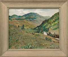 "Hoback River, Wyoming" Charles Shepard Chapman, American West, Green Hills