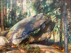 "Jenny Lake, Wyoming" Charles Shepard Chapman, Woods, Forest, American, Nature