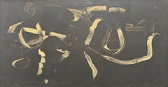 "Small Wind Disturbing a Bonfire" Bradley Walker Tomlin, Ab-Ex, Blue, White