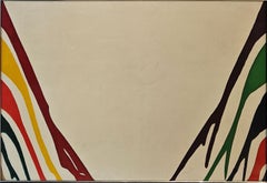 „Probedruck für Delta Epsilon, Ausstellungsplakat von André Emmerich“ Morris Louis