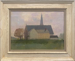 "Maryland Summer" Tua Hayes, American, Impressionist, Atmospheric, Architecture