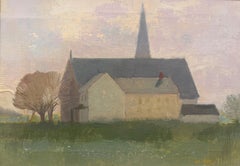 "Maryland Summer" Tua Hayes, American, Impressionist, Atmospheric, Architecture
