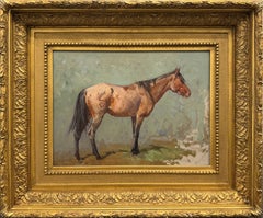 "Branded Horse" De Cost Smith, American Artist, Equine, Elegant Horse, Animal