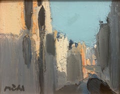 "Venise" Roger Muhl, French, Abstracted Landscape, Venice, Modernist, Italy