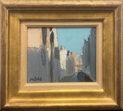 "Venise" Roger Muhl, French, Abstracted Landscape, Venice, Modernist, Italy
