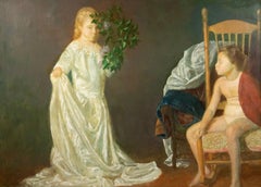 "Dressing Up (Wedding Dress)" Ben Kamihira, Japanese-American, Surrealist
