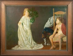 "Dressing Up (Wedding Dress)" Ben Kamihira, Japanese-American, Surrealist