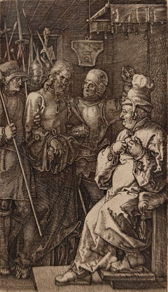 "Christ Before Caiaphas" Albrecht Dürer, Old Master, Christ, Renaissance