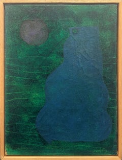 "Night Figure" William Baziotes, Ab-Ex, Surrealism, New York, Dark Blue